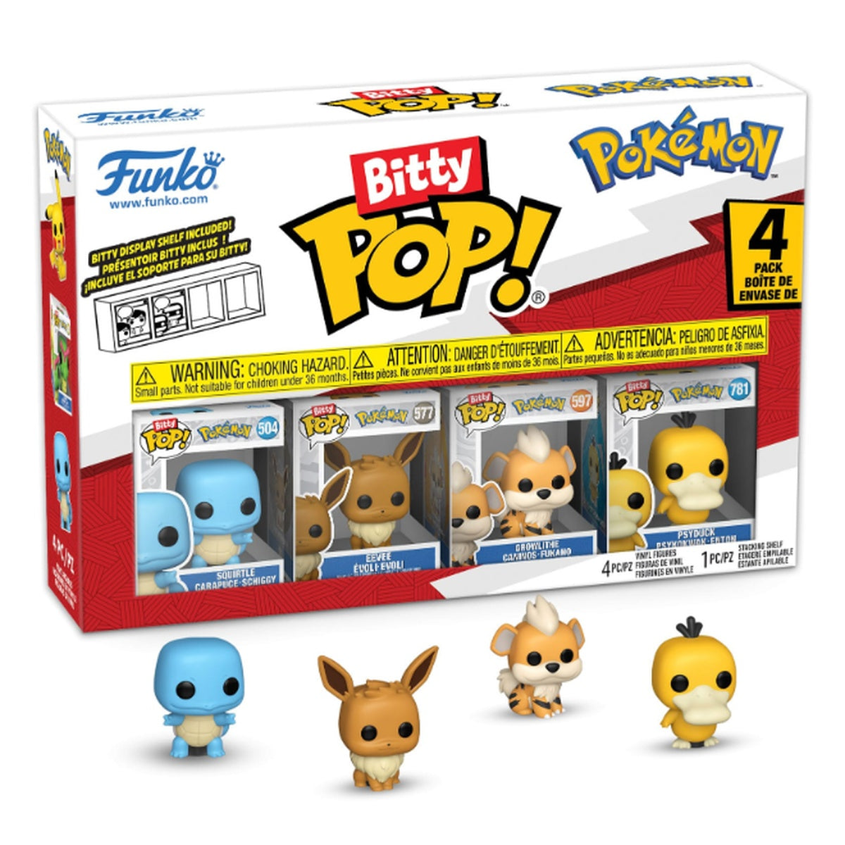 Funko - POP - Bitty - Serie 4 - Shiggy- 4er Pack