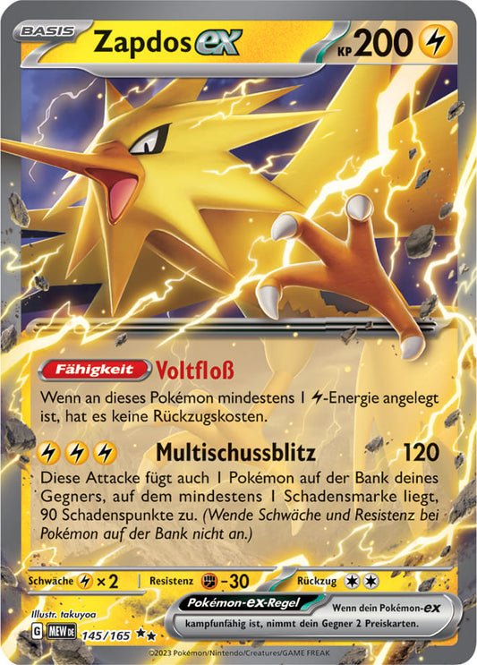151 - Karmesin&Purpur - Zapdos Kollektion